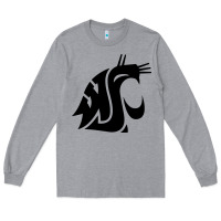 Heather Grey washington state cougars football Long Sleeve Tee - StudioElite