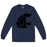 Navy washington state cougars football Long Sleeve Tee - StudioElite