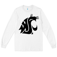 White washington state cougars football Long Sleeve Tee - StudioElite