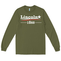 Army Green president abraham lincoln campaign honest abe gift t shirt Long Sleeve Tee - StudioElite