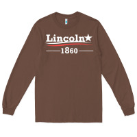 Chestnut president abraham lincoln campaign honest abe gift t shirt Long Sleeve Tee - StudioElite