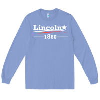 Colony Blue president abraham lincoln campaign honest abe gift t shirt Long Sleeve Tee - StudioElite