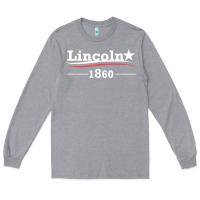 Heather Grey president abraham lincoln campaign honest abe gift t shirt Long Sleeve Tee - StudioElite