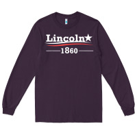 Plum president abraham lincoln campaign honest abe gift t shirt Long Sleeve Tee - StudioElite