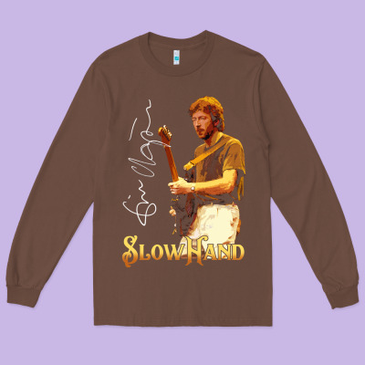 Eric Slow Hand Clapton, Eric, Slow, Hand, Clapton, Eric Slow Hand Clap Long Sleeve Tee Designed By Studioelite
