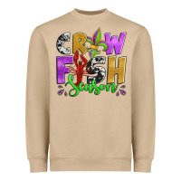 Mushroom crawfish season mardi gras carnival fleur de lis Heavyweight Sweatshirt - Jasminsmagicworld