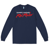 Navy sammy hagar and the circle design Long Sleeve Tee - StudioElite
