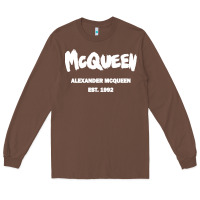Chestnut Alexander Mcqueen Classic Long Sleeve Tee - StudioElite