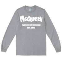 Heather Grey Alexander Mcqueen Classic Long Sleeve Tee - StudioElite