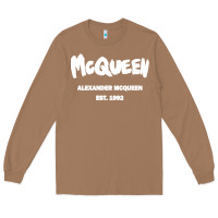 Toasted Coconut Alexander Mcqueen Classic Long Sleeve Tee - StudioElite