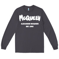 Smoke Alexander Mcqueen Classic Long Sleeve Tee - StudioElite