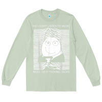 Matcha no i don't listen to music because it fuckking suckks t shirt Long Sleeve Tee - StudioElite