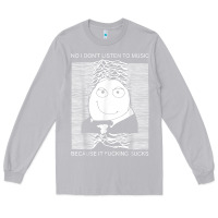 Moon Dust no i don't listen to music because it fuckking suckks t shirt Long Sleeve Tee - StudioElite