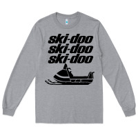Heather Grey vintage ski doo Long Sleeve Tee - StudioElite