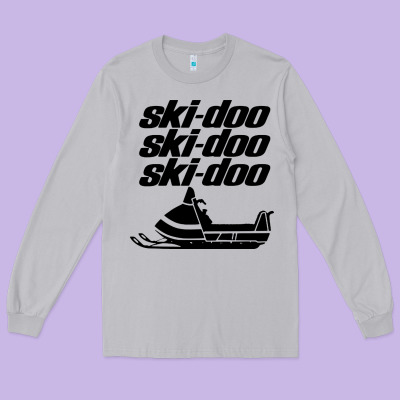 Vintage Ski Doo Long Sleeve Tee Designed By Studioelite