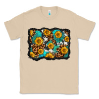 Mushroom cowhide leopard turquoise sunflowers pattern olivia Classic Tee - OliviaCreatesArt