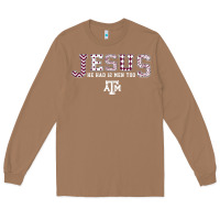 Toasted Coconut Texas A&m Aggies Jesus - Had 12 Men - Patterned Long Sleeve Tee - PixelFlow