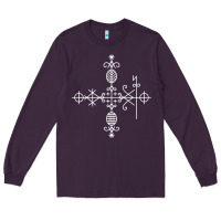 Haitian Veve  Voodoo Symbol T Shirt Long Sleeve Tee | Teevron