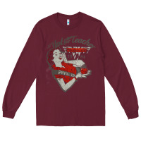 Burgundy hot teacher halen Essential Long Sleeve Tee - PixelFlow