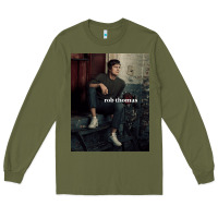 Army Green Rob Thomas Long Sleeve Tee - PixelFlow