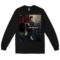 Black Rob Thomas Long Sleeve Tee - PixelFlow