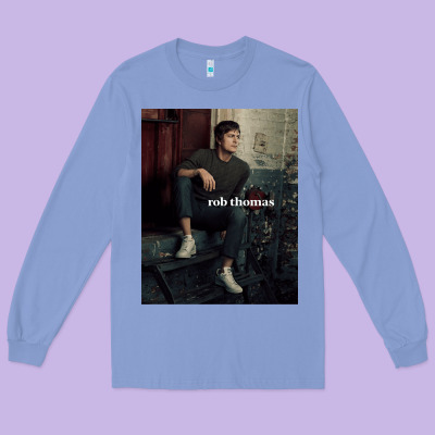 Rob Thomas Long Sleeve Tee Designed By Pixelflow