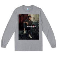 Heather Grey Rob Thomas Long Sleeve Tee - PixelFlow