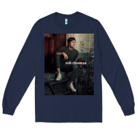 Navy Rob Thomas Long Sleeve Tee - PixelFlow