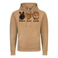 Vintage Camel Peace Love Lion Head Vintage Hoodie - LillyAllenDesigns