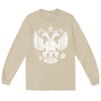 Mushroom russian double headed eagle for a russia fan gift t shirt Long Sleeve Tee - PixelFlow