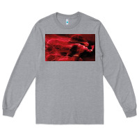 Heather Grey The Flash Long Sleeve Tee - PixelFlow
