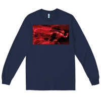 Navy The Flash Long Sleeve Tee - PixelFlow