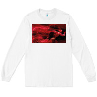 White The Flash Long Sleeve Tee - PixelFlow