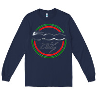 Navy fiat 500   italy Long Sleeve Tee - PixelFlow