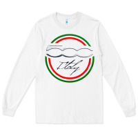 White fiat 500   italy Long Sleeve Tee - PixelFlow