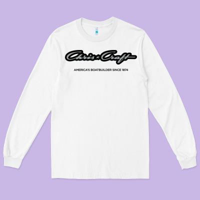 Chris Craft Boats Long Sleeve Tee Designed By Pixelflow