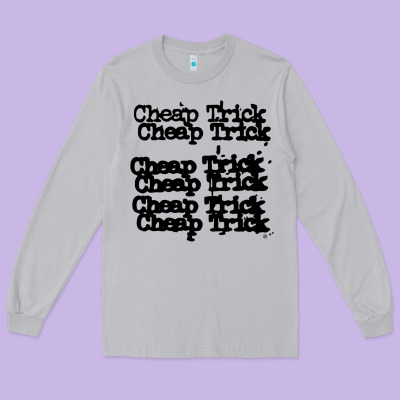 Cheap Trick Long Sleeve Tee Designed By Pixelflow