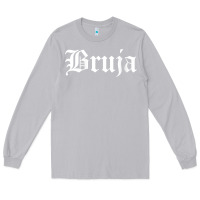 Moon Dust womens bruja old english chola witchy v neck t shirt Long Sleeve Tee - PixelFlow