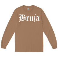 Toasted Coconut womens bruja old english chola witchy v neck t shirt Long Sleeve Tee - PixelFlow
