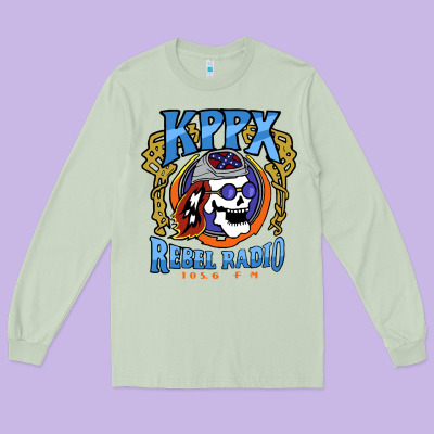 Kppx Rebel Radio Long Sleeve Tee Designed By Pixelflow