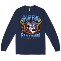 Navy Kppx Rebel Radio Long Sleeve Tee - PixelFlow