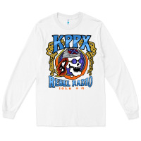 White Kppx Rebel Radio Long Sleeve Tee - PixelFlow