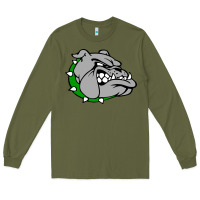 Army Green ashville high school, ashville bulldogs Long Sleeve Tee - PixelFlow