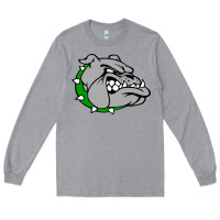 Heather Grey ashville high school, ashville bulldogs Long Sleeve Tee - PixelFlow