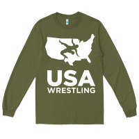 Army Green usa power united states Long Sleeve Tee - PixelFlow