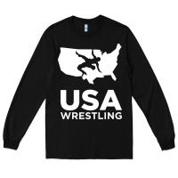Black usa power united states Long Sleeve Tee - PixelFlow