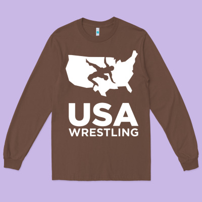Usa Power United States Long Sleeve Tee Designed By Pixelflow