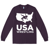 Plum usa power united states Long Sleeve Tee - PixelFlow