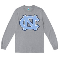 Heather Grey unc tar heels Long Sleeve Tee - PixelFlow