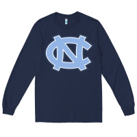 Navy unc tar heels Long Sleeve Tee - PixelFlow